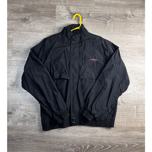 Men's Vintage Foxwoods Casino Jacket Large Black